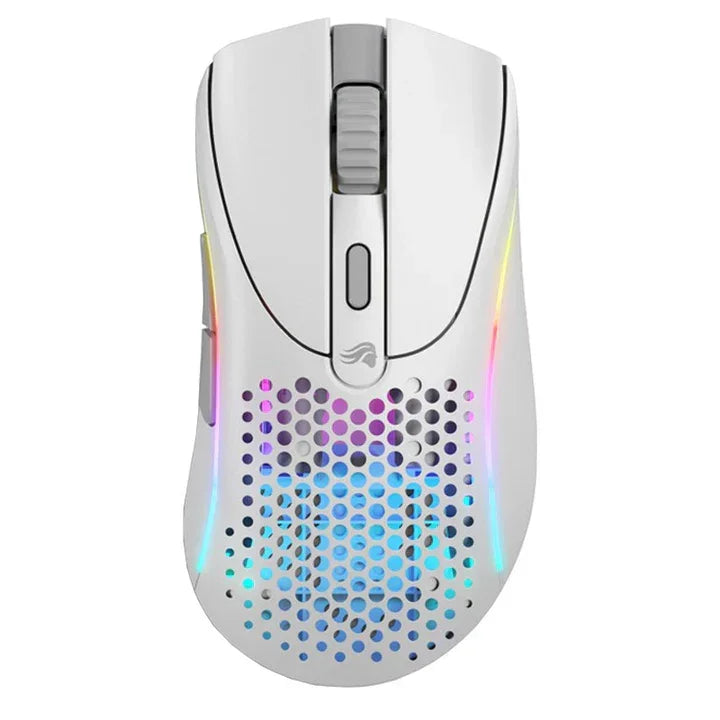 Glorious Model DV2 Wireless RGB Gaming Mouse - Matte White - Tashqila Glorious Model DV2 Wireless RGB Gaming Mouse - Matte White - Tashqila